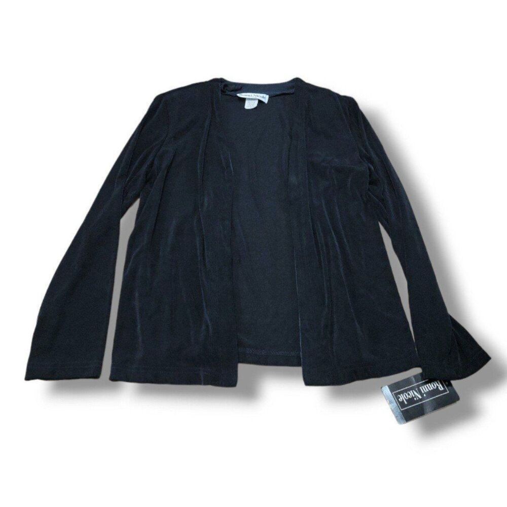 Vintage Ronni Nicole By Ouida Cardigan Size Medium Lightweight Jacket Padded New